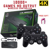 VIDEOGAME STICK LITE 4K CONSOLE 64G EMBUTIDO 10.000 JOGOS RETRO COM 2 CONTROLES SEM FIO